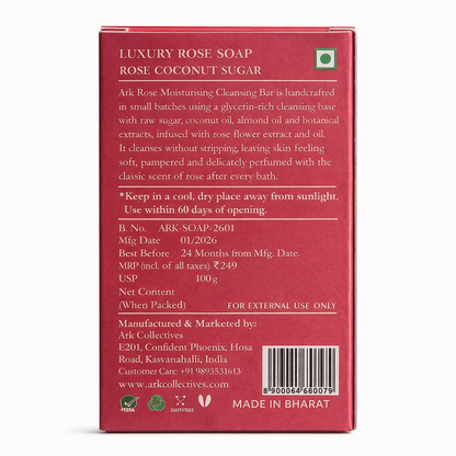 Rose cleansing bar